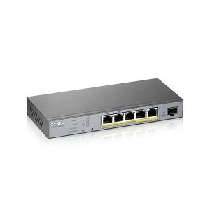 ZYXEL GS1350-6HP 6 PORT YÖNETİLEBİLİR POE SWITCH (60 WATT)