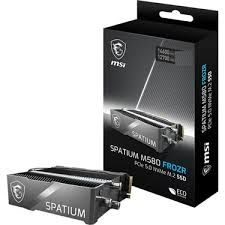 MSI SSD SPATIUM M580 PCIe 5.0 NVMe M.2 4TB FROZR