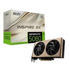 MSI VGA GEFORCE RTX 5060 8G INSPIRE 2X OC RTX5060 8GB GDDR7 128B DX12 PCIE 5.0 X16 (3XDP 1XHDMI)