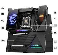 MSI MB MEG X870E GODLIKE AM5 DDR5 9000MHZ(OC) USB4 7x M.2 2x DP 1x10G, 1x 5G  LAN WIFI 7 RGB ATX