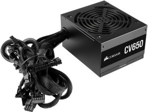 CORSAIR CP-9020236-EU CV650 650W DUAL EPS 80PLUS BRONZE BLACK POWER SUPPLY