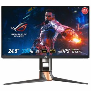 ASUS ROG SWIFT PG259QNR 24.5 GAMING IPS G-SYNC 1920x1080 1MS 360HZ DP HDMI USB  VESA 3YIL EYECARE. YUKSEKLIK AYARI.PIVOT.HDR