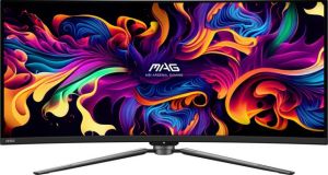 MSI 34.18 MAG 341CQP QD-OLED CURVE 1800R QD-OLED 3440x1440 (UWQHD) 21:9 175HZ 0.03MS ADAPTIVE-SYNC GAMING MONITOR